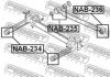 FEBEST NAB-235 Control Arm-/Trailing Arm Bush